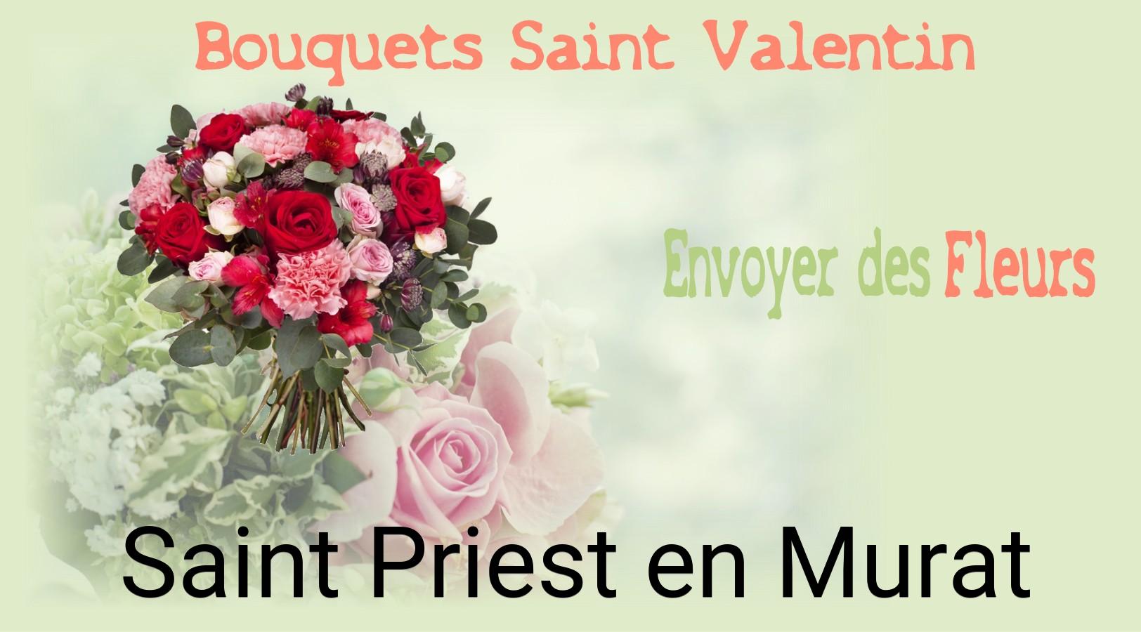 Roses de Saint-Valentin livrées à Saint-Priest-en-Murat